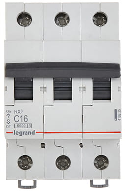 Legrand RX3 wyłącznik nadprądowy 3P C16A S303